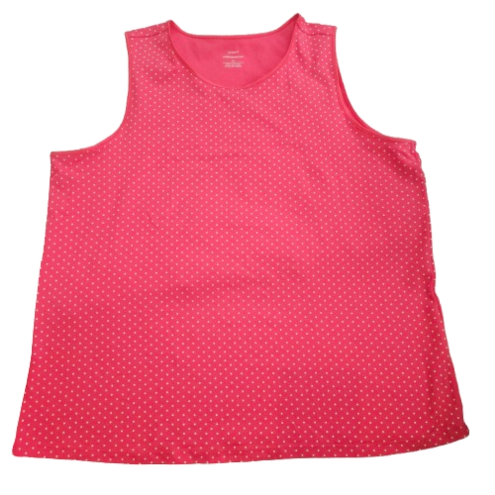 CJ Banks Layer-your-Look Polka-dot Tank NWOT